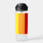 Die Farben des Regenbogens Trinkflasche (Rückseite)