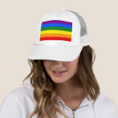 Die Farben des Regenbogens Truckerkappe (Beispiel)
