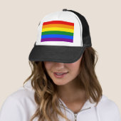 Die Farben des Regenbogens Truckerkappe (Beispiel)