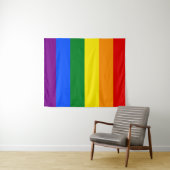 Die Farben des Regenbogens Wandteppich (Beispiel (Horizontal))