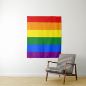 Die Farben des Regenbogens Wandteppich (Beispiel)