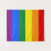 Die Farben des Regenbogens Wandteppich (Vorderseite (Horizontal))