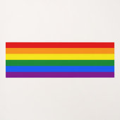 Die Farben des Regenbogens Yogamatte (Rückseite (Horizontal))