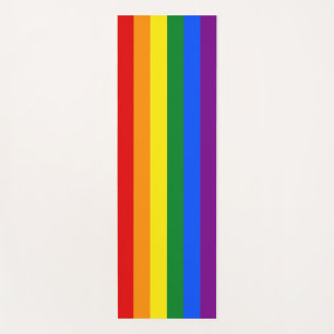 Die Farben des Regenbogens Yogamatte