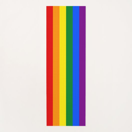 Die Farben des Regenbogens Yogamatte (Vorderseite)