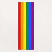 Die Farben des Regenbogens Yogamatte (Rückseite)