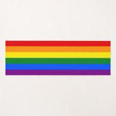 Die Farben des Regenbogens Yogamatte (Vorderseite (Horizontal))