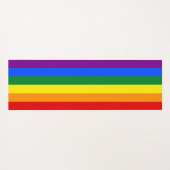 Die Farben des Regenbogens Yogamatte (Rückseite (Horizontal))