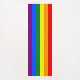 Die Farben des Regenbogens Yogamatte