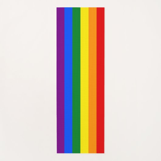 Die Farben des Regenbogens Yogamatte (Vorderseite)