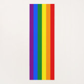 Die Farben des Regenbogens Yogamatte (Rückseite)