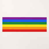Die Farben des Regenbogens Yogamatte (Vorderseite (Horizontal))