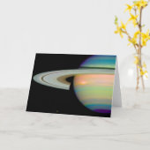 Die Farben des Saturns Karte (Gelbe Blume)