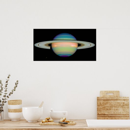 Die Farben des Saturns Poster (Küche)