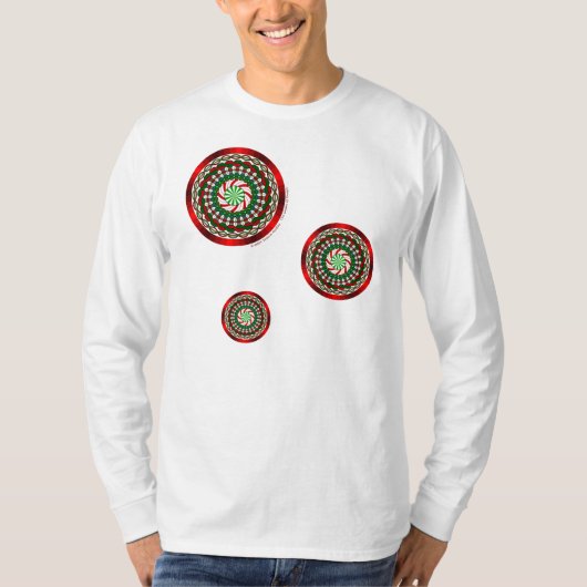 Die Farben des Shirts der Weihnachtsmänner (Vorderseite)