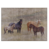 Die Farben des Vorderpferdes Schneidebrett (Vorderseite)