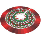 Die Farben des Weihnachtsbaumrock Polyester Weihnachtsbaumdecke (Schrägansicht)