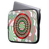 Die Farben des Weihnachtsbilds Laptopschutzhülle (Vorderseite Links)