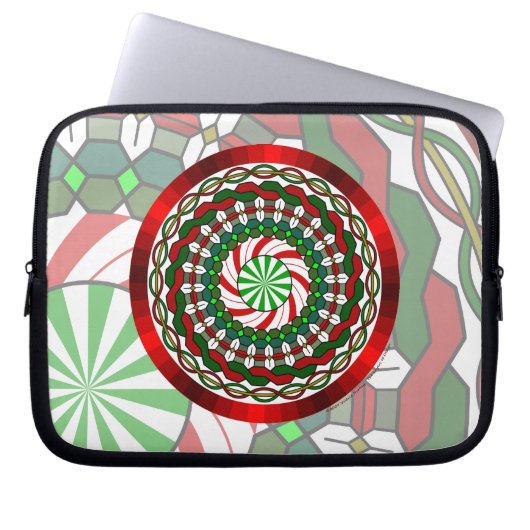 Die Farben des Weihnachtsbilds Laptopschutzhülle (Vorderseite)