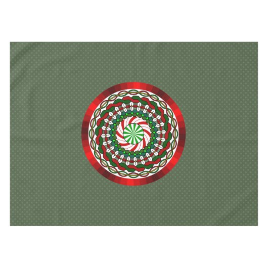 Die Farben des Weihnachtsleckers Tischdecke (Vorderseite (Horizontal))