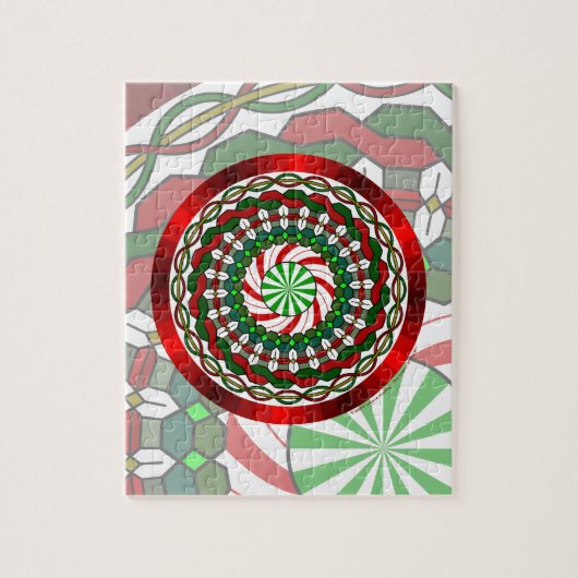 Die Farben des Weihnachtspuzzles Puzzle (Vertikal)