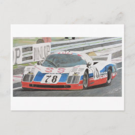 Die Farben fliegen Postkarte