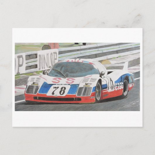 Die Farben fliegen Postkarte (Vorderseite)