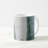 Die Farben Grün, Schwarz und Beige Kaffeetasse (VorderseiteRechts)