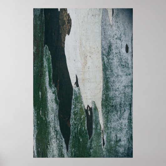 Die Farben Grün, Schwarz und Beige Poster (Vorne)