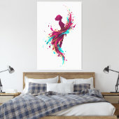 Die Farben im Inneren Leinwanddruck (Insitu (Schlafzimmer))