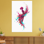 Die Farben im Inneren Leinwanddruck (Insitu (Wohnzimmer))