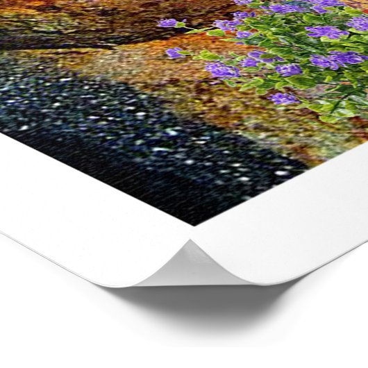 Die Farben in meiner Welt Poster (Ecke)