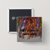 Die Farben Timor-Lestes Button (Vorne & Hinten)