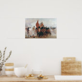 Die Farben: Vorbei an den Schotten Poster (Küche)