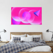 DIE FARBENABSTRAKTION LEINWANDDRUCK (Insitu (Schlafzimmer))