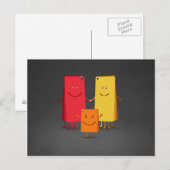 Die Farbenfamilie (3) Postkarte (Vorne/Hinten)