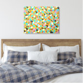 Die farbenfrohe Abstrakte Kunstdruckerei der Sonne Leinwanddruck (Insitu (Schlafzimmer))