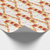 Die farbenfrohe Alphabet-Melodie Geschenkpapier (Ecke)