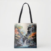 Die farbenfrohe asiatische Landschaft Tasche (Vorderseite)