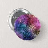 Die farbenfrohe Galaxie Button (Vorne & Hinten)