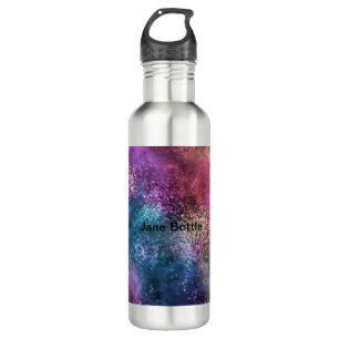 Die farbenfrohe Galaxie Edelstahlflasche