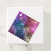 Die farbenfrohe Galaxie Geschenkanhänger (Beispiel)