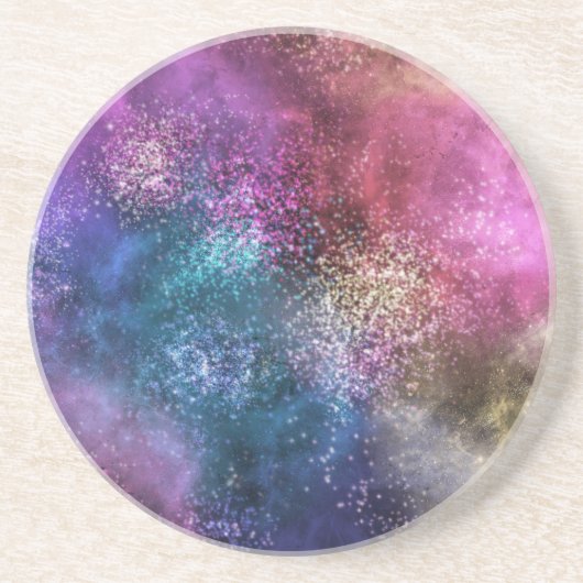Die farbenfrohe Galaxie Getränkeuntersetzer (Vorne)
