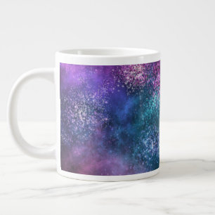 Die farbenfrohe Galaxie Jumbo-Tasse