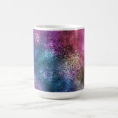 Die farbenfrohe Galaxie Kaffeetasse (Mittel)