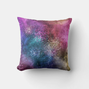 Die farbenfrohe Galaxie Kissen