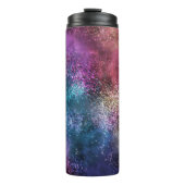 Die farbenfrohe Galaxie Thermosbecher (Vorderseite)