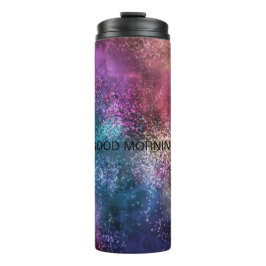 Die farbenfrohe Galaxie Thermosbecher