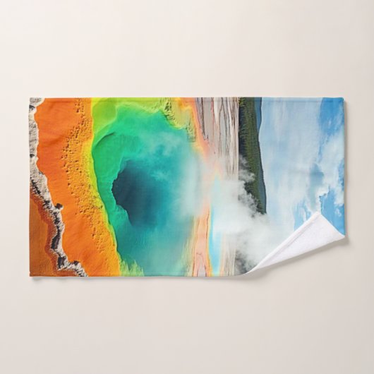 Die farbenfrohe Kunst des heißen Frühlings Badhandtuch Set (Handtuch)
