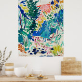 Die farbenfrohe Landschaft, Landschaft in Colliour Poster (Küche)